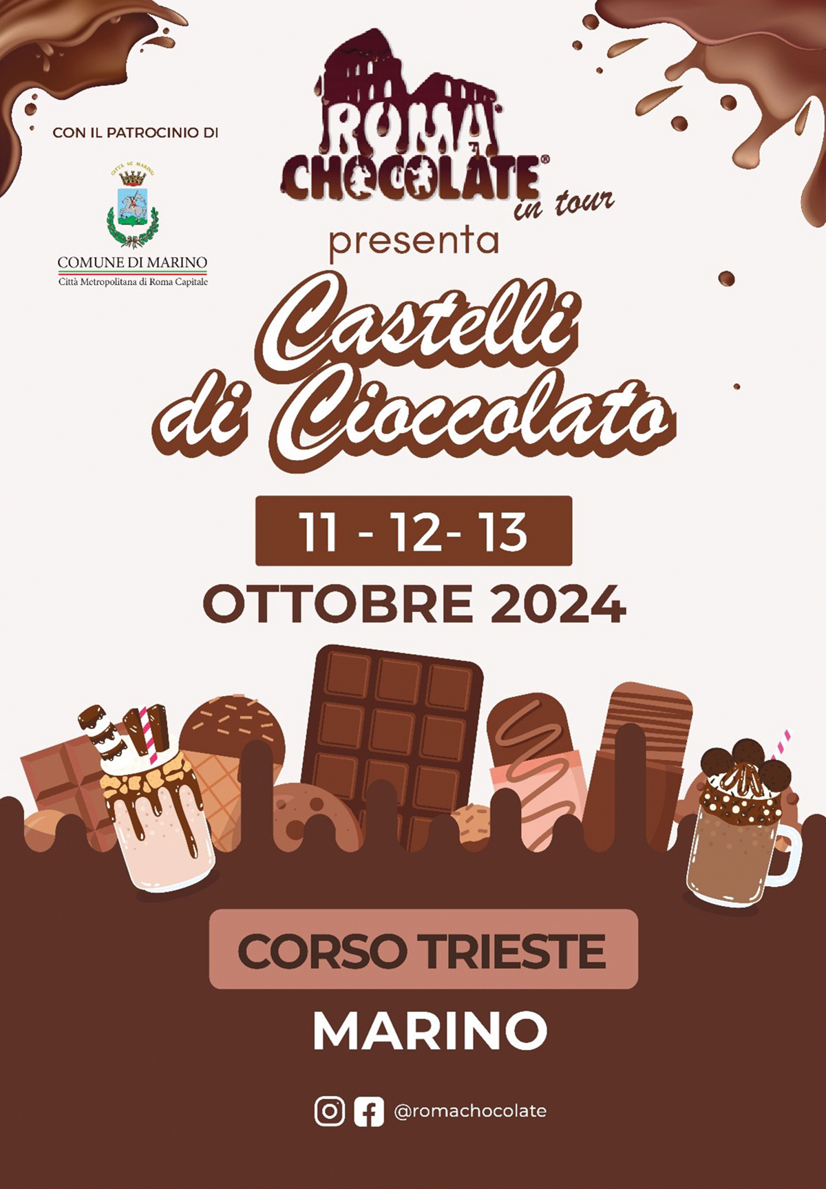 castelli di cioccolato MARINO