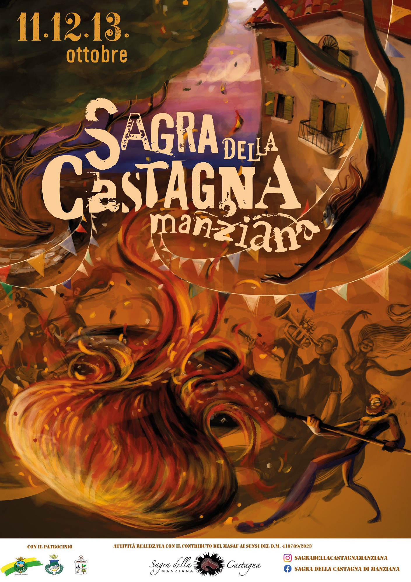 sagra della castagna MANZIANA
