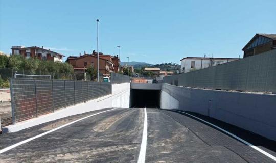 Inaugurazione del nuovo sottopasso ferroviario a Pavona di Albano Laziale